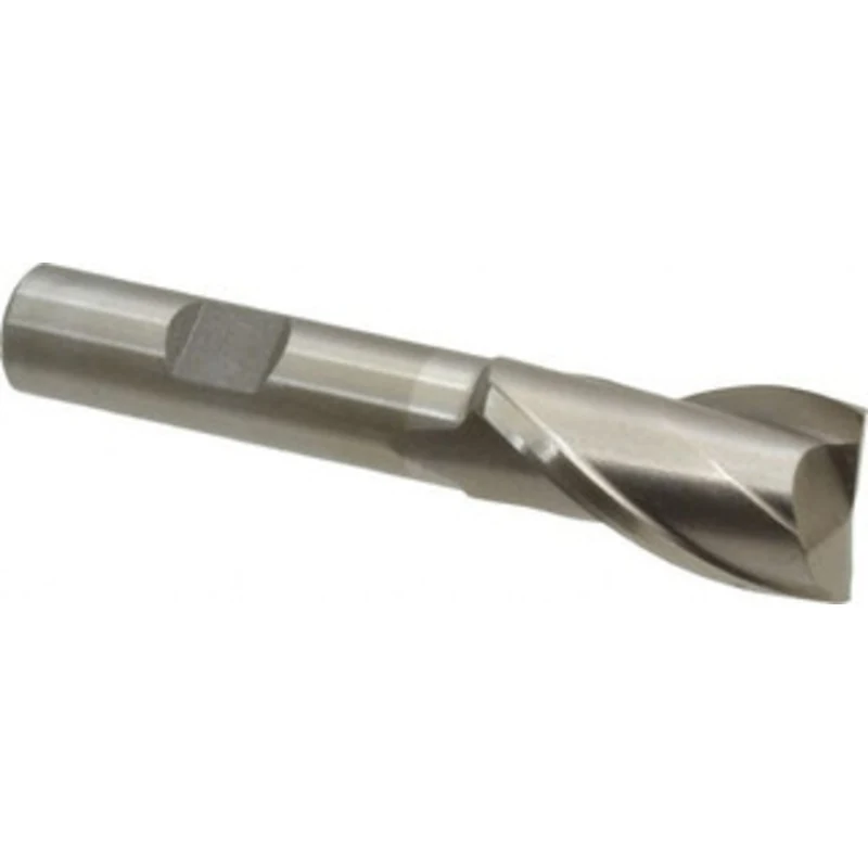 Value Collection 3/4, 1-5/16 LOC, 1/2 Shank Diam, 3-5/16 OAL, 2 Flute, High Speed Steel Square End Mill Single End, U...